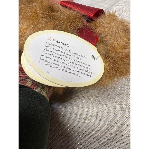 Bearington Collection Granny Smith" teddy bear - Picture 7 of 9